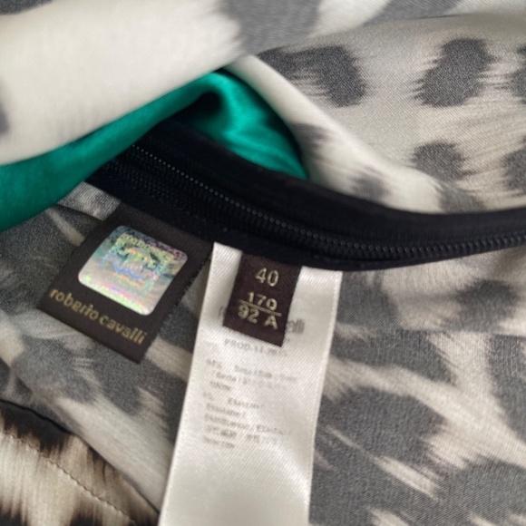 ROBERTO CAVALLI LEOPARD SILK TOP - Picture 13 of 14